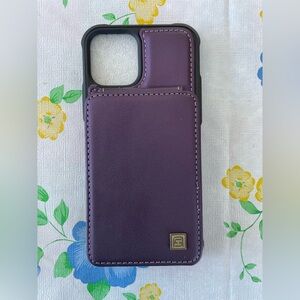 Purple Leather Phone Case